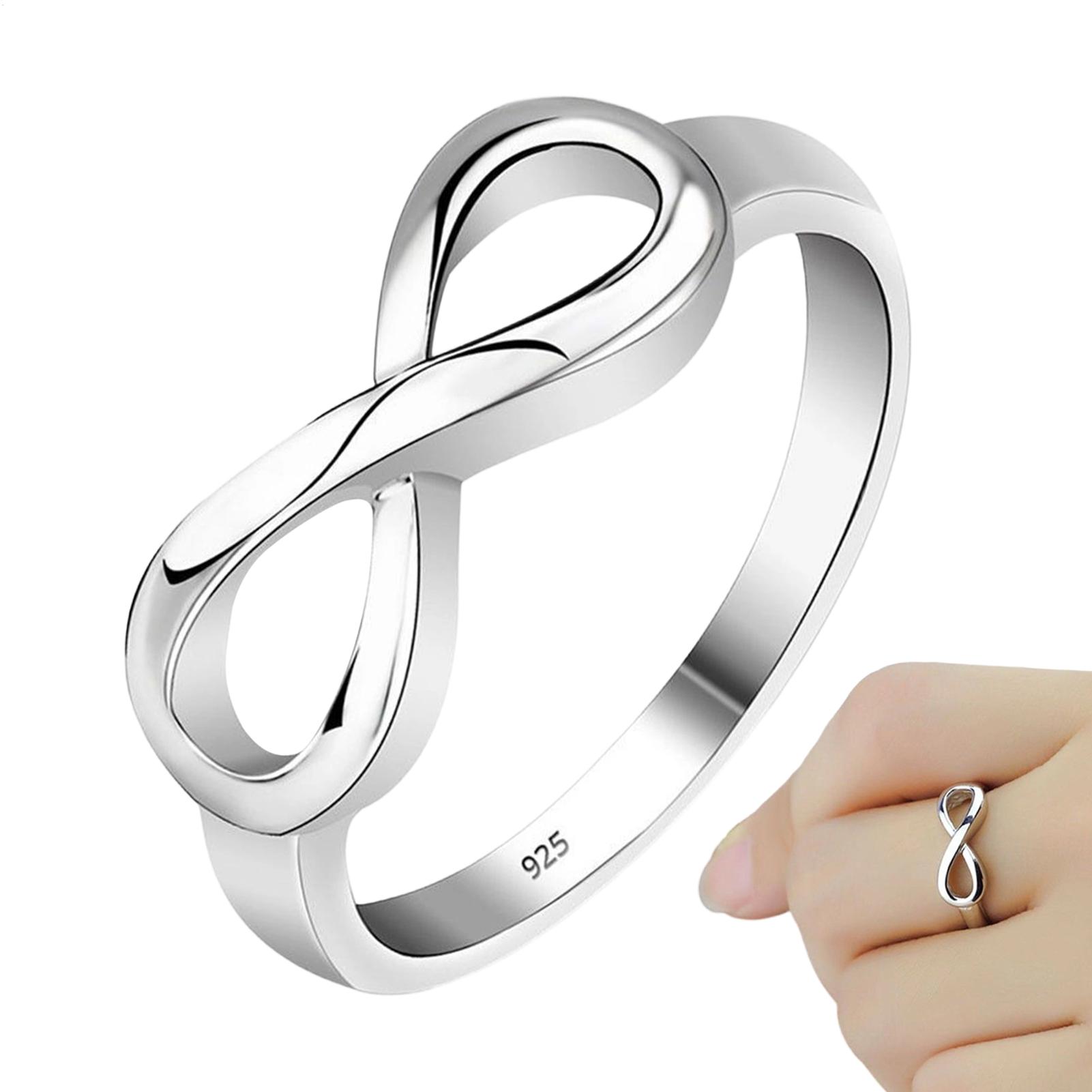 Al Ain Jewelry & Watches Exhibition 2025 - 작은 무한대 약속 반지 영원한 사랑과