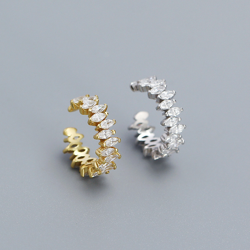 Ear Cuff No Piercing - 유니오르스지 925 스털링 실버 주얼리 심플