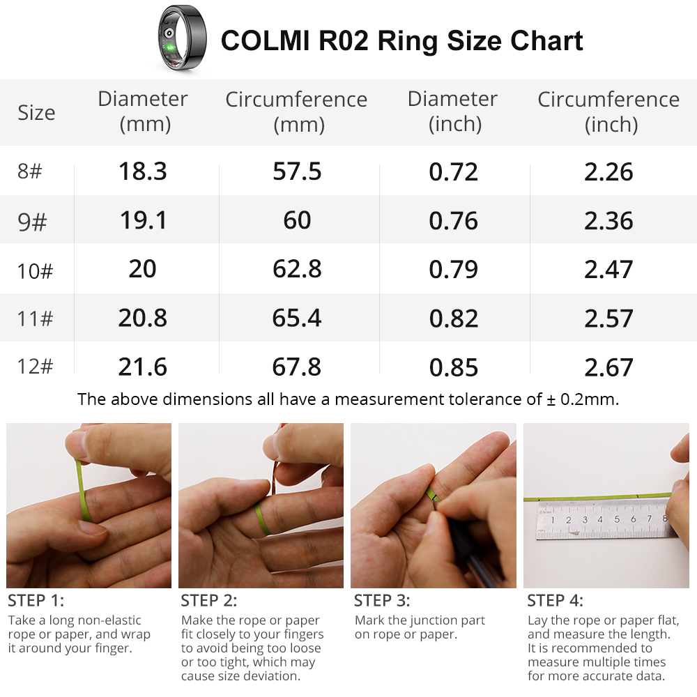 [2024 ] COLMI R02 스마트 링 군용 등급  - Titanium Steel Ring 리뷰 및 가격