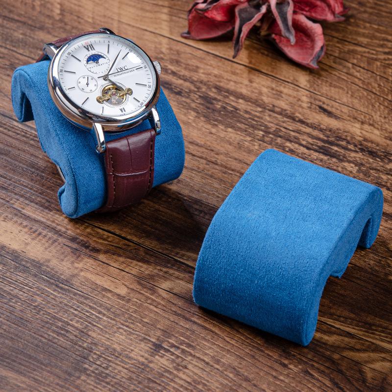 핫세일-시계 쿠션 시계 보관함 패드 부드러운 플란넬 보 - Jewelry Box Watches Bracelets 리뷰 및 가격