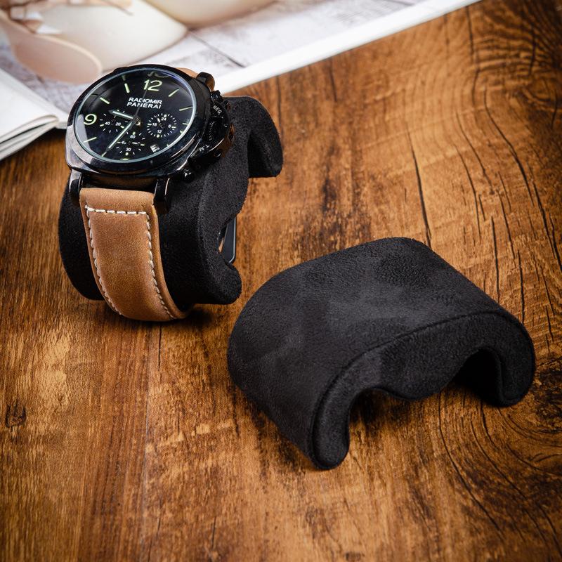 핫세일-시계 쿠션 시계 보관함 패드 부드러운 플란넬 보 - Jewelry Box Watches Bracelets 리뷰 및 가격