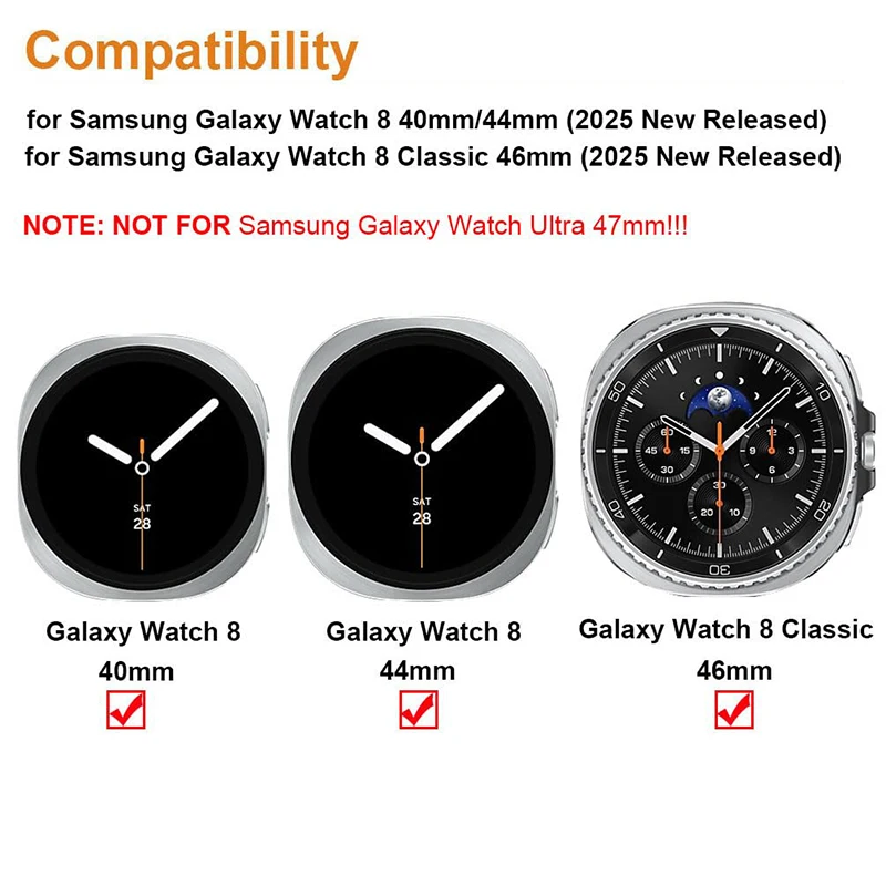 삼성 갤럭시 워치 8/8 클래식 44mm 46mm 40 - Watch Strap Replacement 리뷰 및 가격