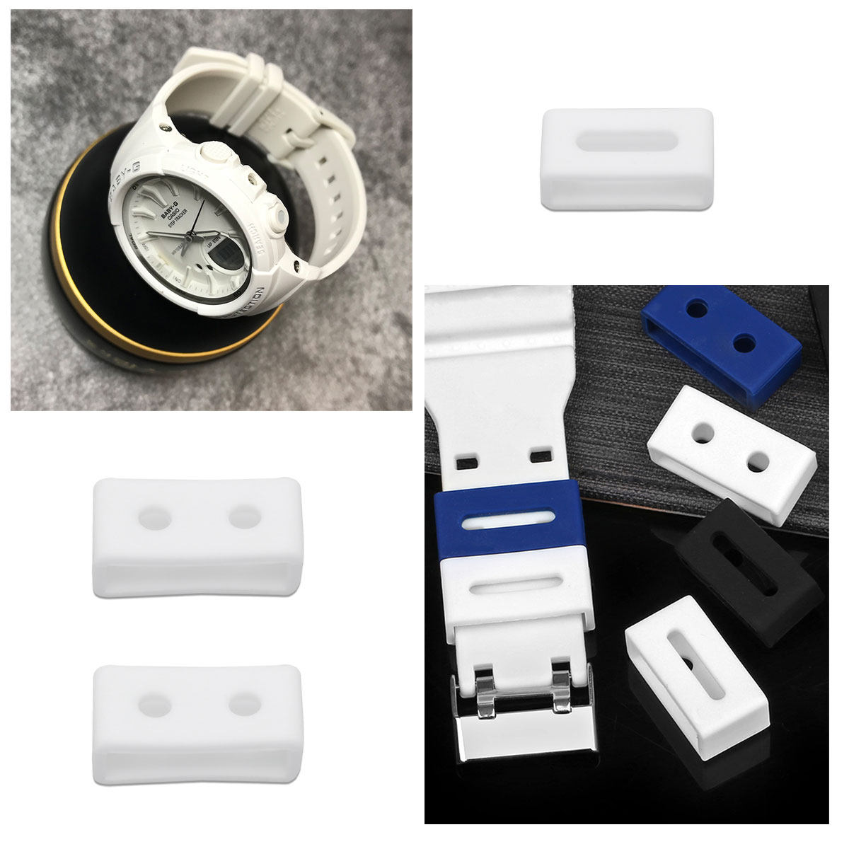 3개입 실리콘 시계 밴드 루프 교체용 스트랩 고정 링, - Watch Strap Replacement 리뷰 및 가격
