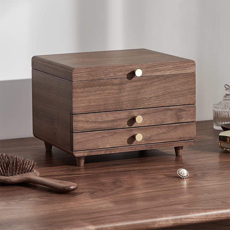 다층 보석함, 팔찌, 시계 보관함, 목걸이, 목재 보석 - Jewelry Box Watches Bracelets 리뷰 및 가격