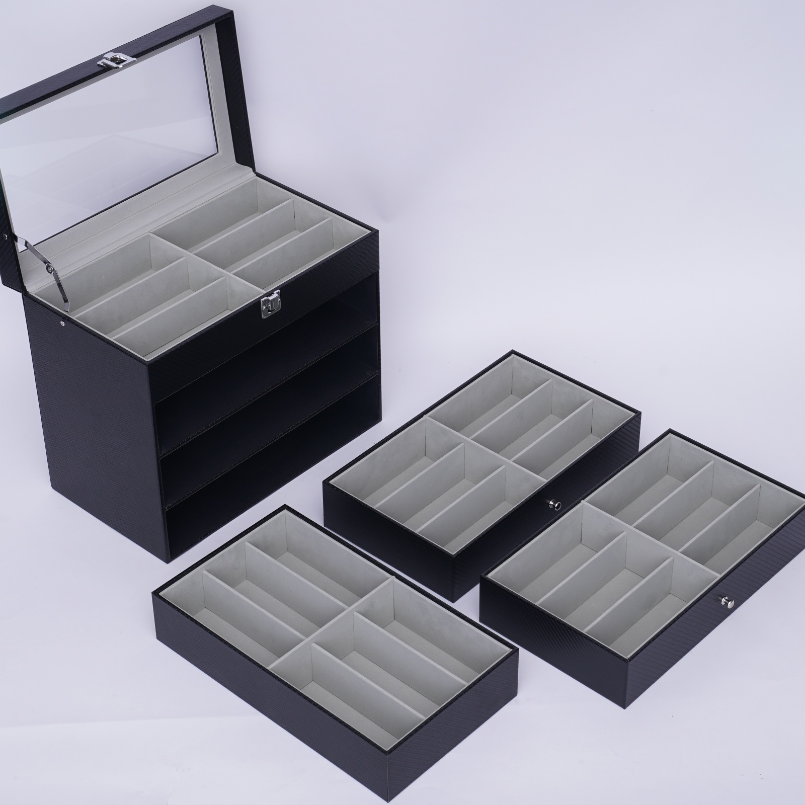 안경 진열함 안경 보관함 4단 24칸 선글라스 정리함  - Jewelry Box Watches Bracelets 리뷰 및 가격