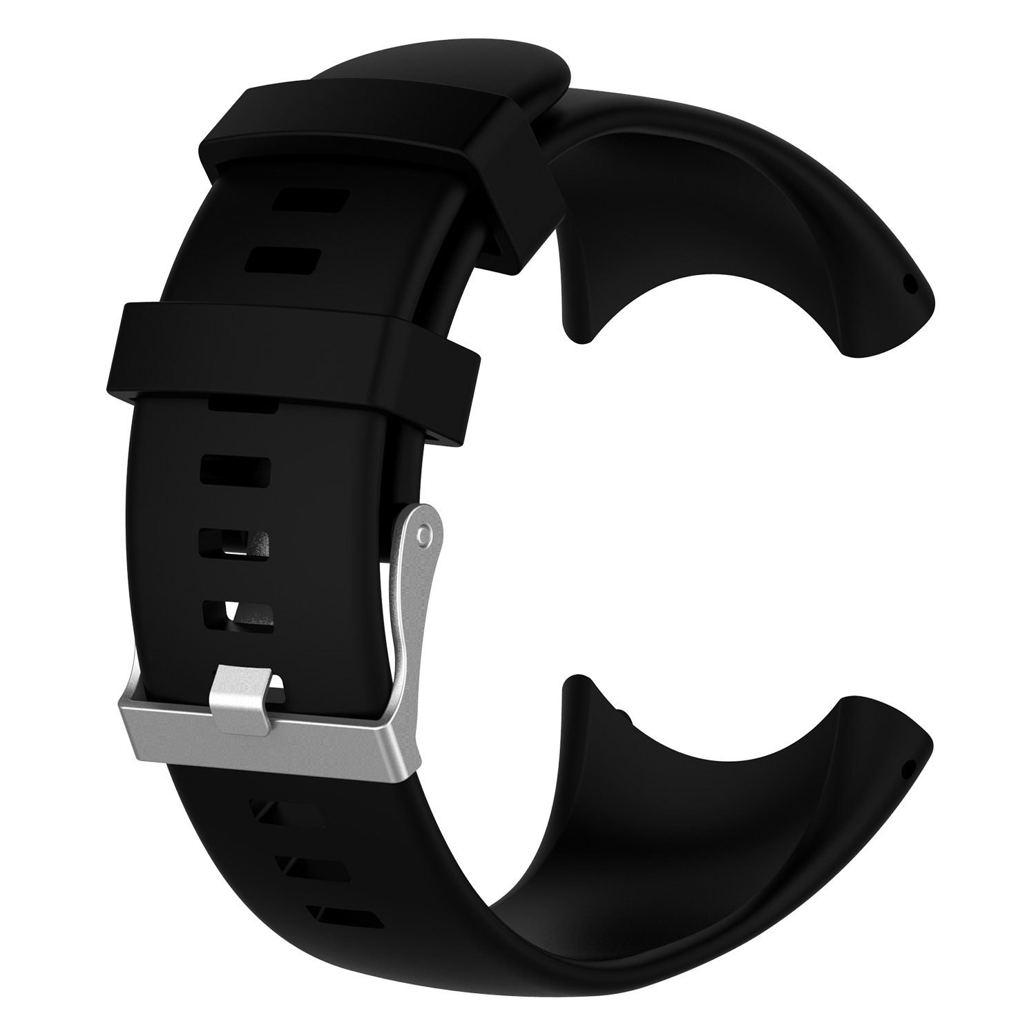 코어 올 블랙 스포츠 시계 블랙-A68X용 시계줄 실리 - Watches & Jewelry Repair Center Photos 리뷰 및 가격