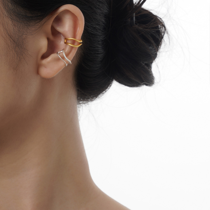 F.I.N.S 1PC 오리지널 불규칙한 S925 스털링 - Ear Cuff No Piercing 리뷰 및 가격
