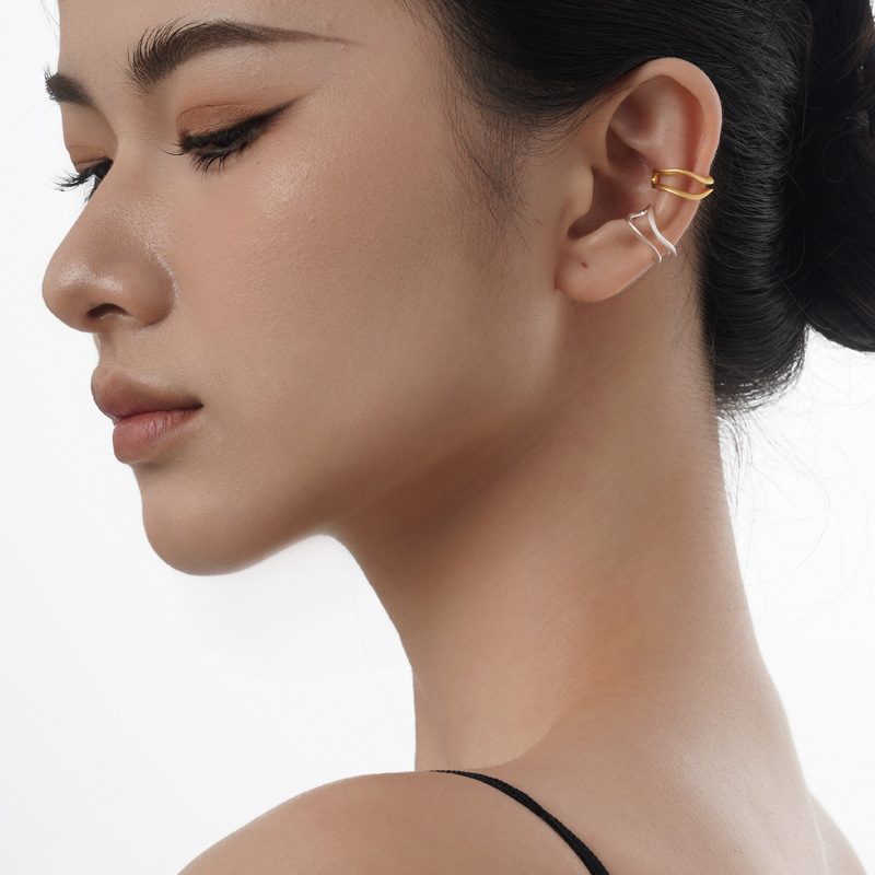 F.I.N.S 1PC 오리지널 불규칙한 S925 스털링 - Ear Cuff No Piercing 리뷰 및 가격