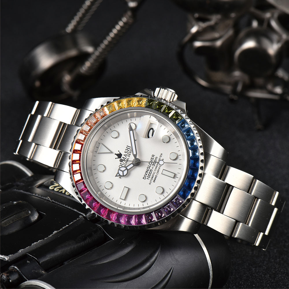 40mm 럭셔리 다이빙 남성용 시계 NH35 무브먼트  - Watch Strap Replacement 리뷰 및 가격