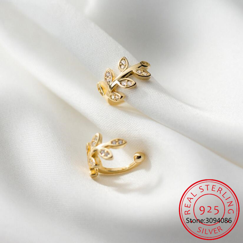 여성용 925 스털링 실버 귀걸이, 지르콘 클립온 귀걸 - Ear Cuff No Piercing 리뷰 및 가격