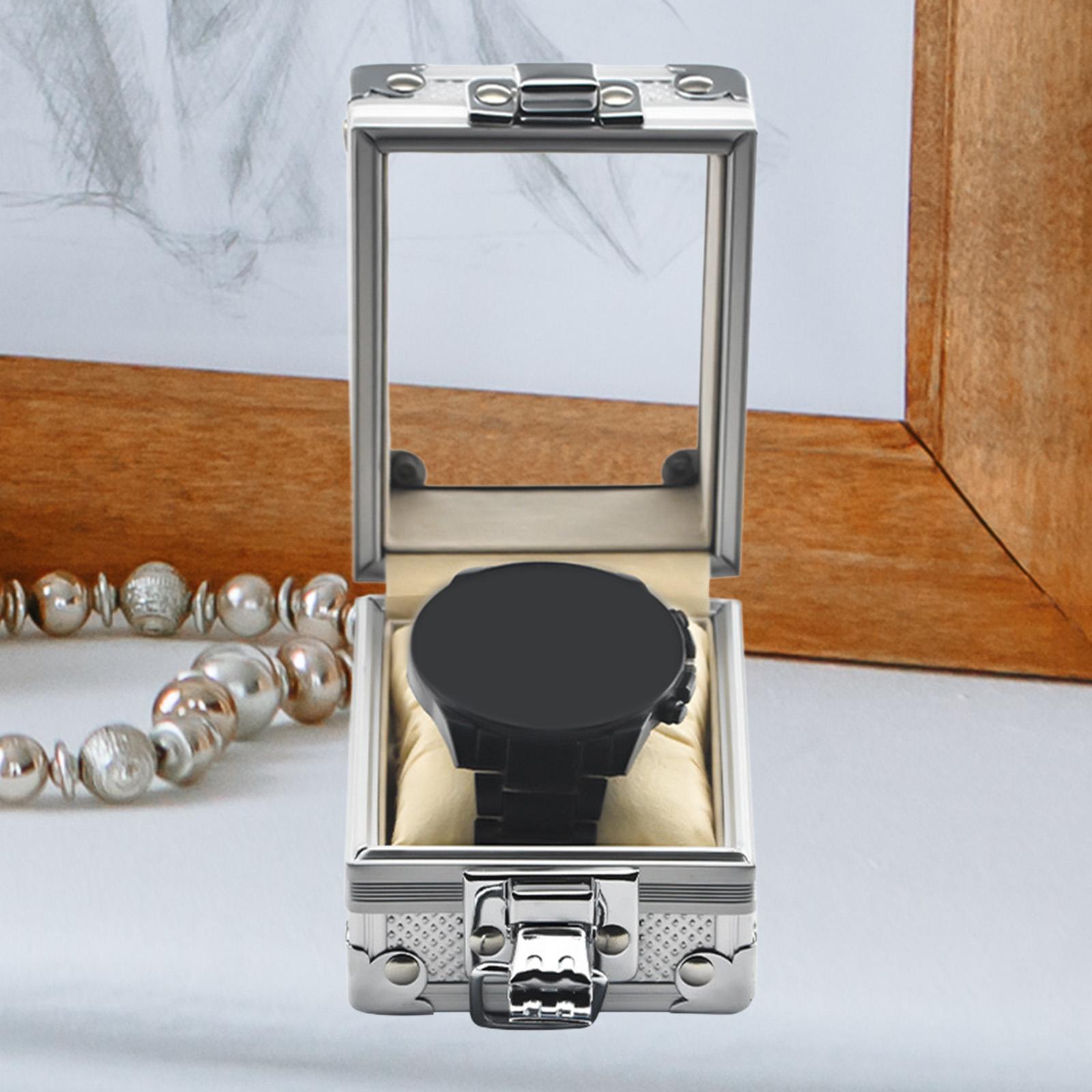 시계 상자 정리함 보석 팔찌 보관함 천 베개 보관 케이 - Jewelry Box Watches Bracelets 리뷰 및 가격