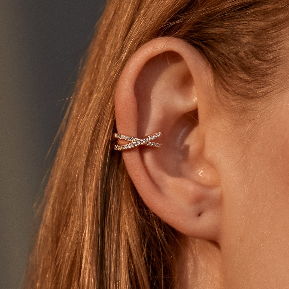 여성용 한국 크리스탈 귀찌 귀걸이, 이어커프 쥬얼리,  - Ear Cuff No Piercing 리뷰 및 가격