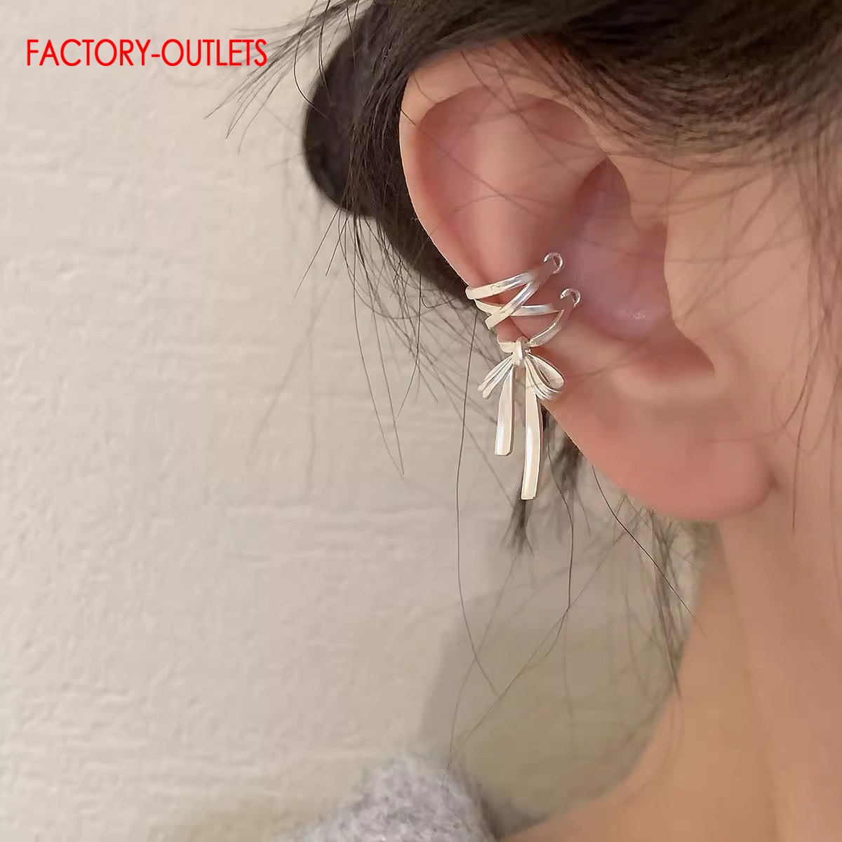 진짜 925 스털링 실버 이어커프 피어싱 없이 착용하는 - Ear Cuff No Piercing 리뷰 및 가격