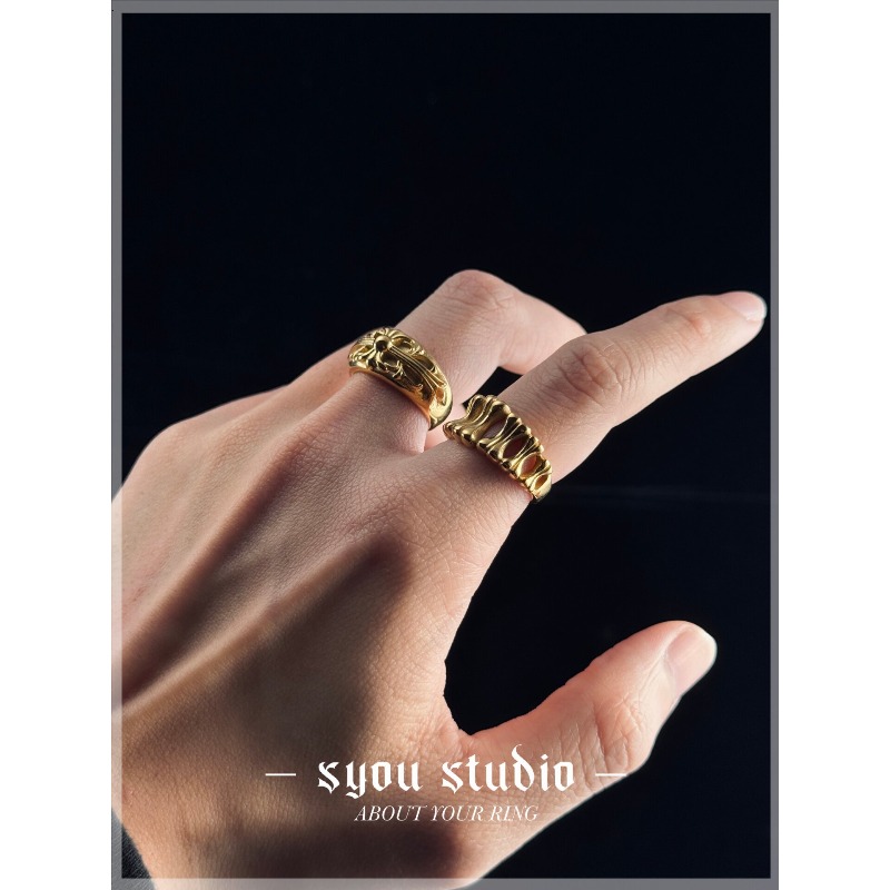 골드 아이리스 링 고딕 쥬얼리 티타늄 스틸 여성용 남성 - Titanium Steel Ring 리뷰 및 가격