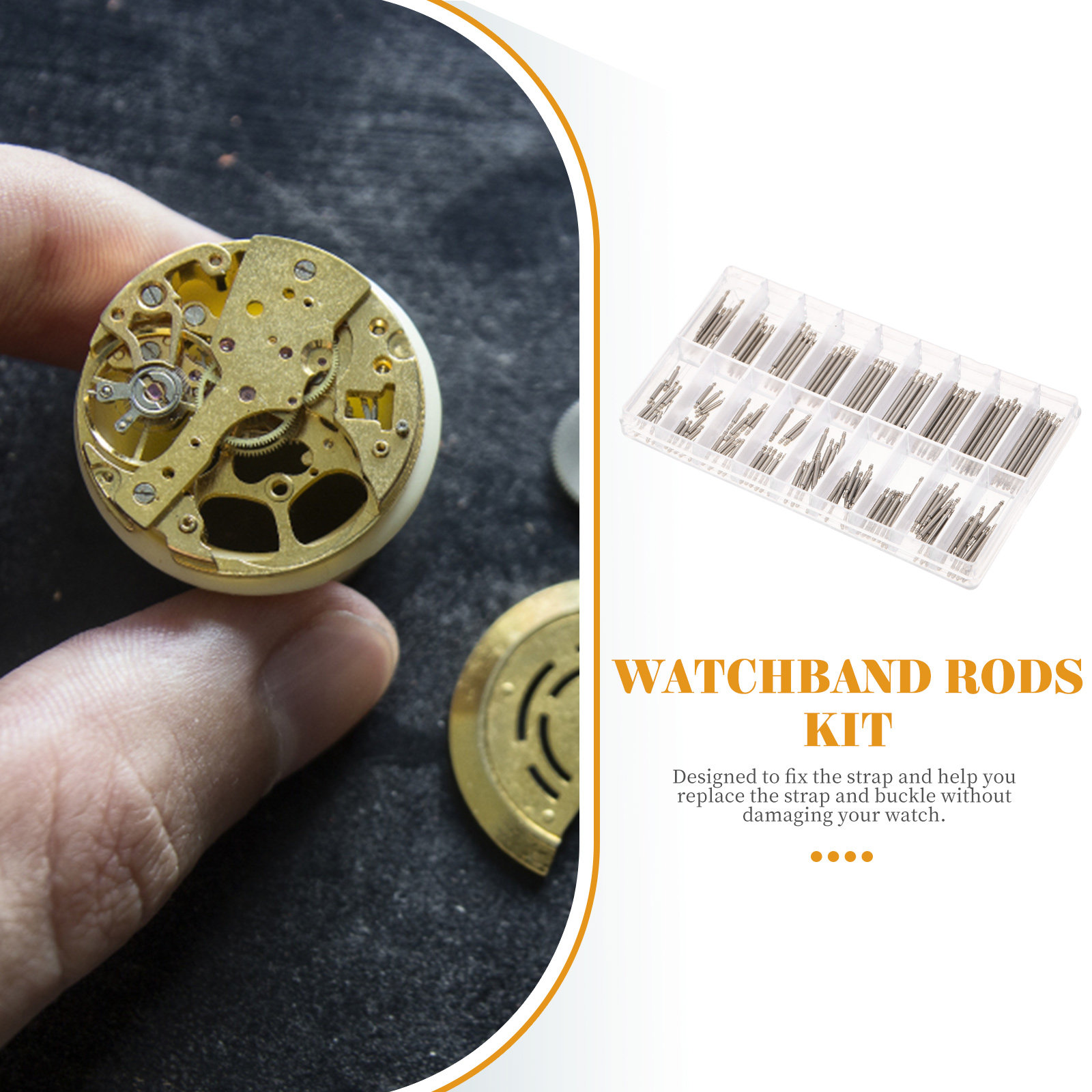 180개 시계 밴드 스프링 핀 수리 세트 편리한 시계  - Watch Strap Replacement 리뷰 및 가격