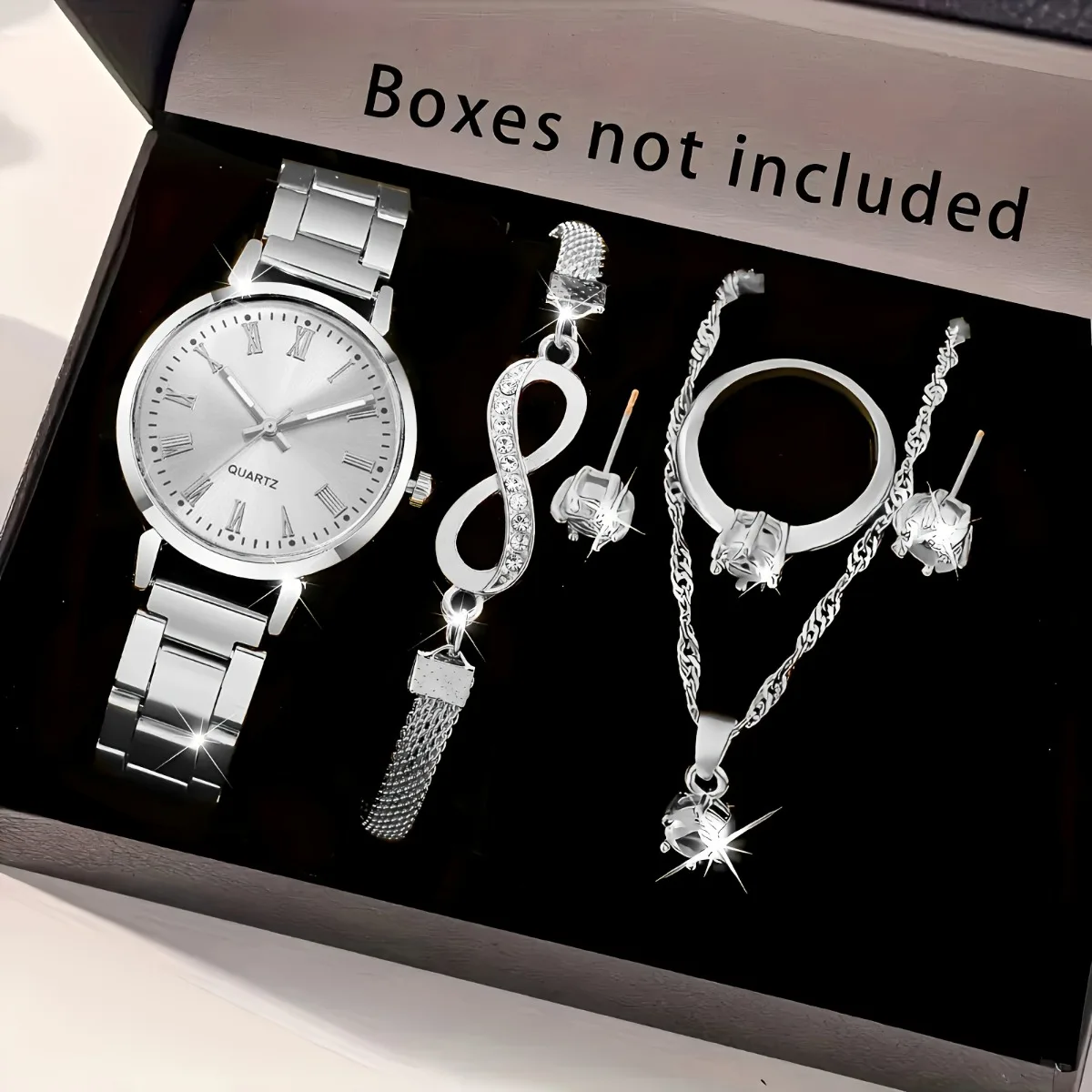 20266개/세트 우아한 여성용 쿼츠 시계 패션 심플  - Jewelry Box Watches Bracelets 리뷰 및 가격
