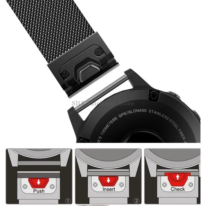 Garmin Fenix ​​6X 5X Fenix ​​5 - Watch Strap Replacement 리뷰 및 가격