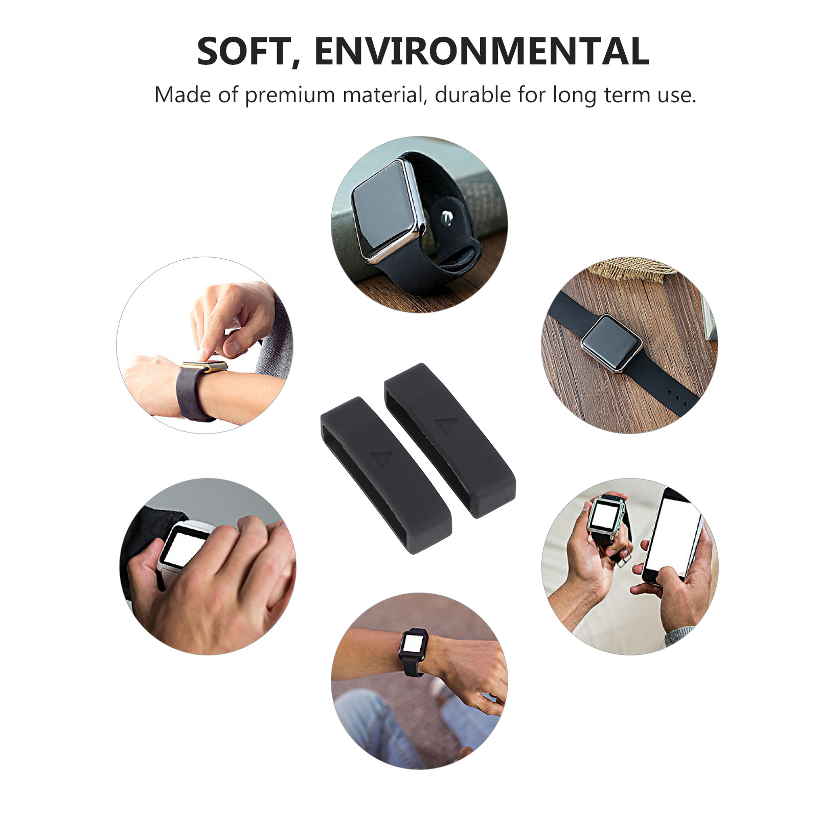 2개입 시계 스트랩 루프 유연한 실리콘 교체용 밴드 루 - Watch Strap Replacement 리뷰 및 가격