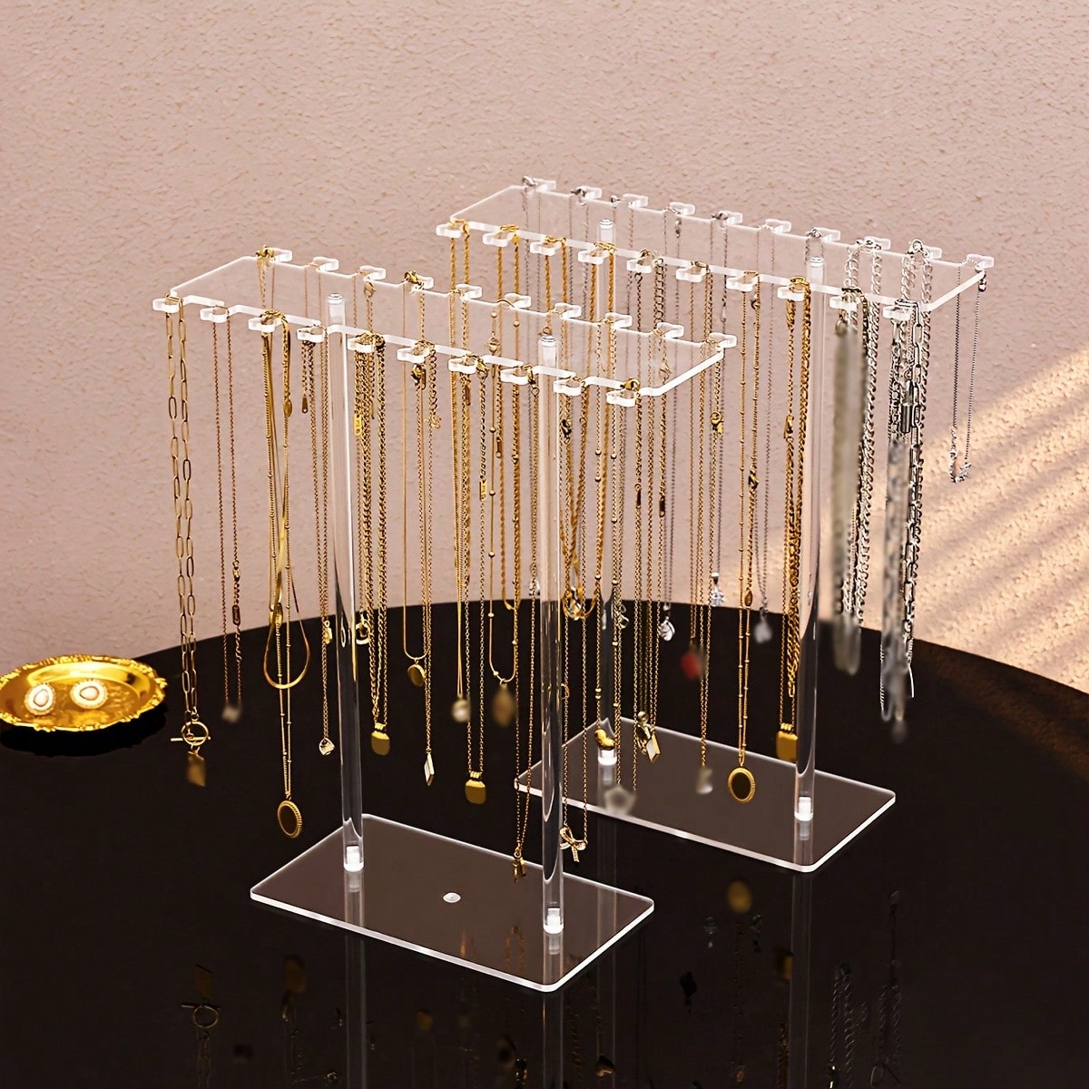 1개 프리미엄 투명 아크릴 목걸이 홀더, 여성용 화장대 - Al Ain Jewelry & Watches Exhibition 2025 리뷰 및 가격