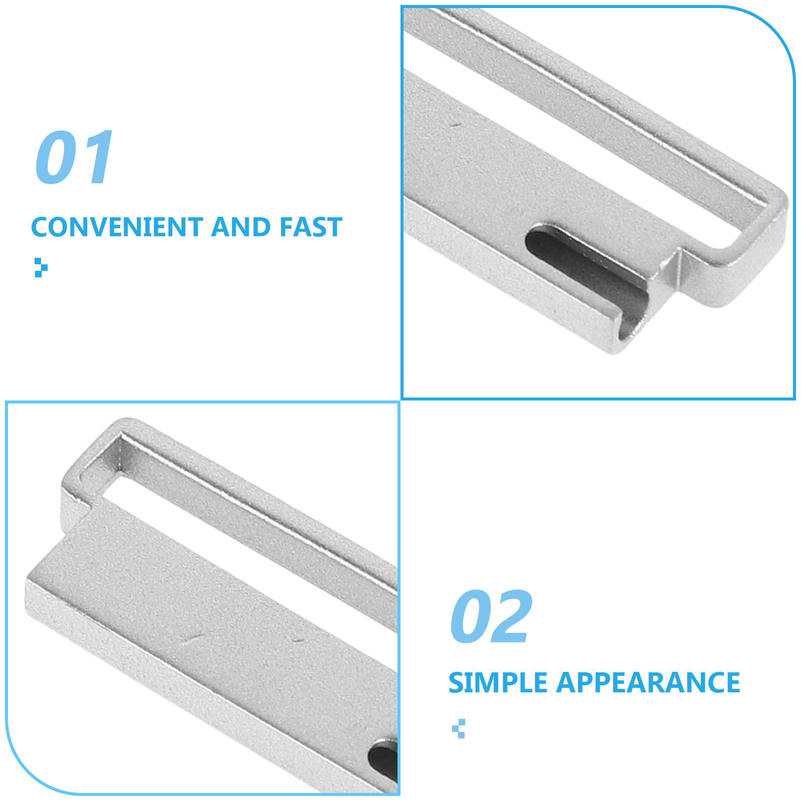6pcs 시계 커넥터 금속 시계 스트랩 액세서리 부품  - Watch Strap Replacement 리뷰 및 가격